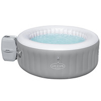 Whirlpool aufblasbar - Lay-Z-Spa St. Lucia - 110 Air Jets - 2 bis 3 Personen - Inklusive Filterpumpe - Frostwächter - beheizter Pool Outdoor - Ø 170cm