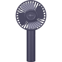 Hand fan - Ø10 cm - USB - With pedestal - 4 positions - Incl. charging cable & wristband