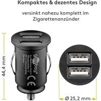 USB - Oplader auto - 2 poorts - 2100mA - 12W