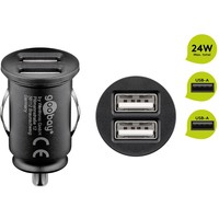USB - Oplader auto - 2 poorts - 4800mA - 24W
