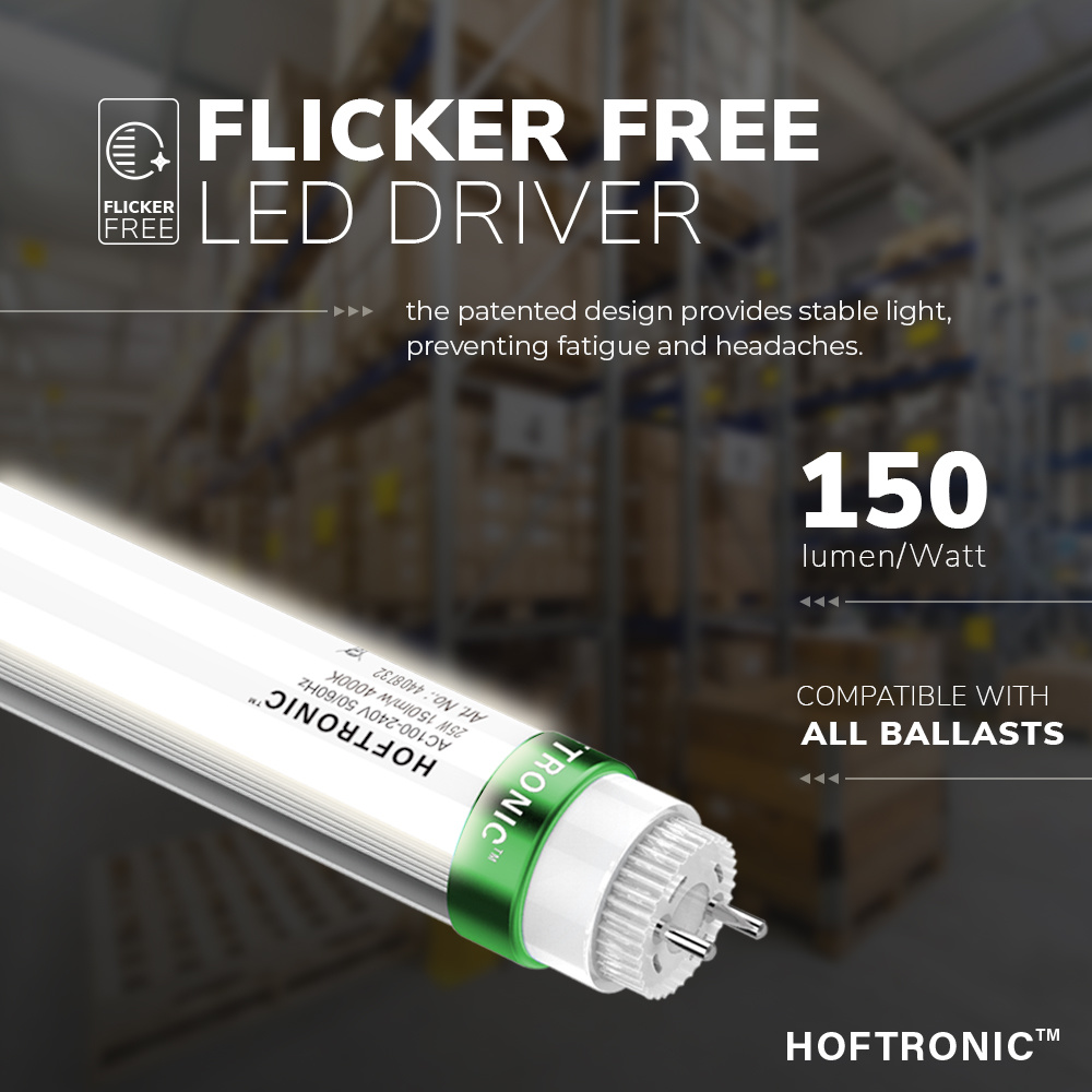 25x LED T8 (G13) TL buis 150 cm - VSA Geschikt - 25 Watt - 3750 Lumen - 4000K Neutraal Wit vervangt 100W (100W/840) flikkervrij - 150lm/W