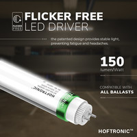 25x LED T8 (G13) TL buis 150 cm - VSA Geschikt - 25 Watt - 3750 Lumen - 6000K Daglicht Wit vervangt 100W (100W/840) flikkervrij - 150lm/W
