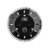 USB ventilator - Ø13cm - Met aan/uit schakelaar - Aluminium - Zwart - Bureau ventilator - Mini ventilator