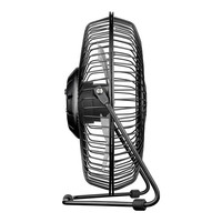 USB ventilator - Ø13cm - Met aan/uit schakelaar - Aluminium - Zwart - Bureau ventilator - Mini ventilator