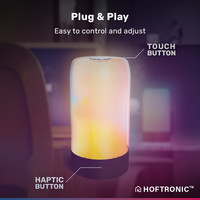 Loki smart LED tafellamp - RGB - WiFi & Bluetooth - Flow Color - Ambient lamp - Muziek gestuurd - Lavalamp effect - 8 Watt - Google assistant & Amazon Alexa