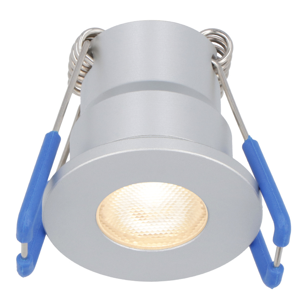 HOFTRONIC™ 12V 3W Mini LED Inbouwspot RVS Verzonken Verandaverlichting IP65 voor buiten 45° 2700K Warm wit