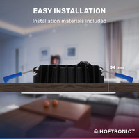Komplettset 3 Stück intelligenten WiFi LED-Einbaustrahlern Aura RGBWW Weiß IP44 1050lm