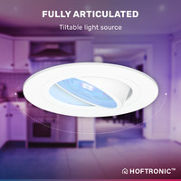 Set van 3 stuks smart WiFi LED inbouwspots Pittsburg dimbaar RGBWW kantelbaar wit IP20