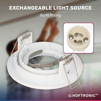 Smart Dublin LED-Downlights - Neigbar - Viele smart Funktionen - Alle Farben - Weißer Deckenstrahler - IP20 für den Innenbereich