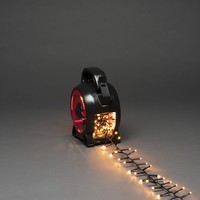 Cluster light cord on cable reel for outdoor use - 800 LEDs - 2100K Amber - IP44 - 18 meters - Christmas lights
