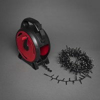 Cluster light cord on cable reel for outdoor use - 800 LEDs - 2100K Amber - IP44 - 18 meters - Christmas lights