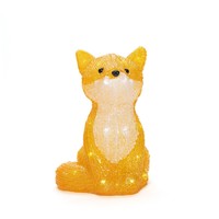 Beleuchtet Weihnachtsfigur für drinnen und draußen - Fuchs - 32 LEDs - 27 cm hoch