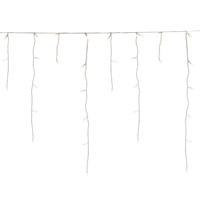 IJspegelverlichting voor buiten - 96 LED's - 2200K Amber - 3 meter - Witte kabel - IP44 - Dimbaar - Kerstverlichting