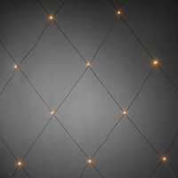 Lichtnet voor buiten - 96 LEDs - 3x3 meter - 2300K amberkleurig - IP44 waterdicht - kerstverlichting buiten - netverlichting