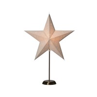 Kerstster op plateau - met E14 fitting - 3.5 m stekkerkabel - 5 punten - papier - Kerstverlichting