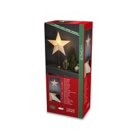 Kerstster op plateau - met E14 fitting - 3.5 m stekkerkabel - 5 punten - papier - Kerstverlichting