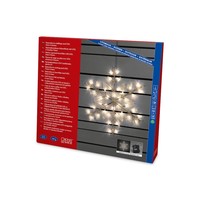 Kerstster voor binnen en buiten - warm wit - 42 LEDs - 60 x 60 cm
