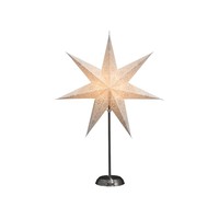 Kerstster op plateau - met E14 fitting - 3.5 m stekkerkabel - IP20 - 7 punten - Papier - Kerstverlichting