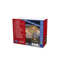 Dimbaar lichtsnoer voor buiten - 2200K Extra warm wit - 300 micro LEDs - 48 meter - Kerstverlichting