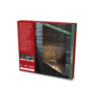 Kerstdecoratie - Ronde kerstdecoratie met 100 micro LED's - Kerstverlichting