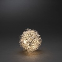 Kerstdecoratie - Sfeervolle kerstdecoratie bal - 3000K Warm wit - 80 LEDs - IP20 - 20 cm - kerstverlichting