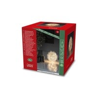 Kerstdecoratie - Sfeervolle kerstdecoratie bal - 3000K Warm wit - 80 LEDs - IP20 - 20 cm - kerstverlichting