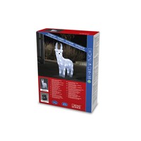 Verlicht Kerstfiguur voor buiten - Rendier - 32 LEDs - 38 cm hoog