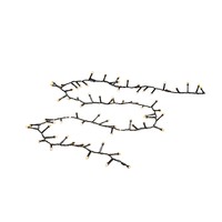 Clusterverlichting voor binnen en buiten - 1000 LEDs – Frosted – 2100K Amber - 22 meter – Kerstverlichting – IP44 – Incl. Transformator
