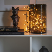 LED Clusterverlichting voor binnen - 2100K Amber - 400 LEDs – 8,8 meter – IP20 – Kerstverlichting – Incl. transformator