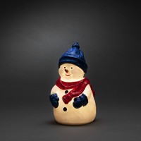 Kerstfiguur voor buiten - Sneeuwman - 4 LEDs - 38 cm hoog