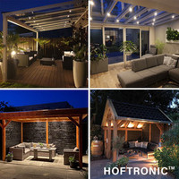 Set van 4 12V 3W - Mini LED Inbouwspot - RVS - Verzonken - Verandaverlichting - IP65 voor buiten - 2700K - Warm wit