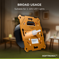 LED Dimmer 1-10V - max. 50mA - Inkl. Abdeckrahmen und Drehschalter