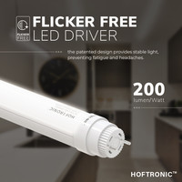 25x LED T8 (G13) TL buis 120 cm - 12-18 Watt - 3600 Lumen - 6000K vervangt 150W (150W/860) flikkervrij - 200lm/W