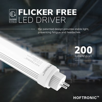 25x LED T5 (G5) Fluorescent tube 115 cm - 16-24 Watt - 4800 Lumen - 6000K replaces 200W (200W/860) Flicker-free - 200lm/W