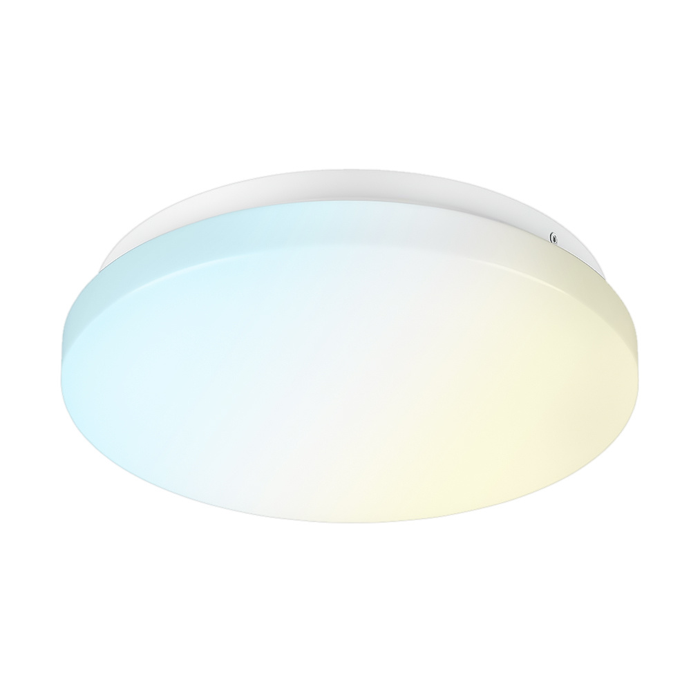 V-TAC LED Plafondlamp/Plafonniere rond - 24W Lichtkleur instelbaar - 2600 Lumen - Ø35 cm - Diffuus licht - Wit met melkglas effect - IP20 Geschikt voor woonkamers, slaapkamers, kan