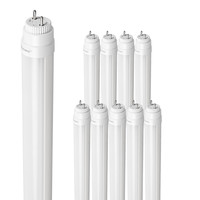 10x LED T8 (G13) TL buis 120 cm - 12-18 Watt - 3600 Lumen - 4000K vervangt 150W (150W/840) flikkervrij - 200lm/W