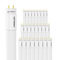 25x LED T8 Röhre 60 cm 9 Watt 1170lm 3000K Flimmerfrei 130lm/W