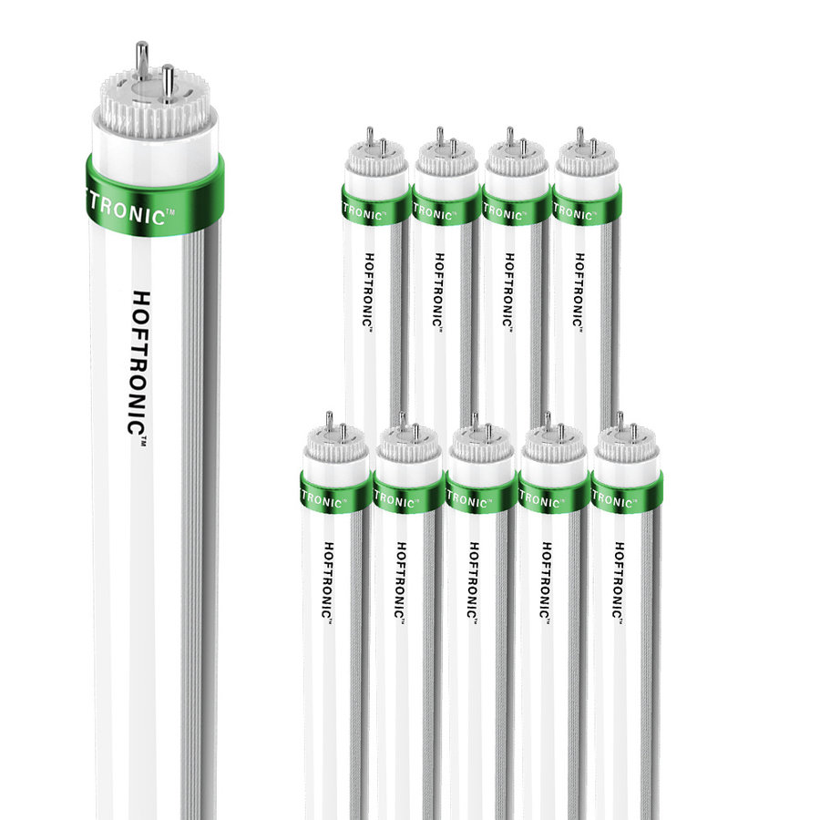 HOFTRONIC™ 10x LED T8 Tube 120 cm 18 Watt 2880 Lumen 3000K Flicker Free  160lm/W - 50.000 hours - 5 year warranty