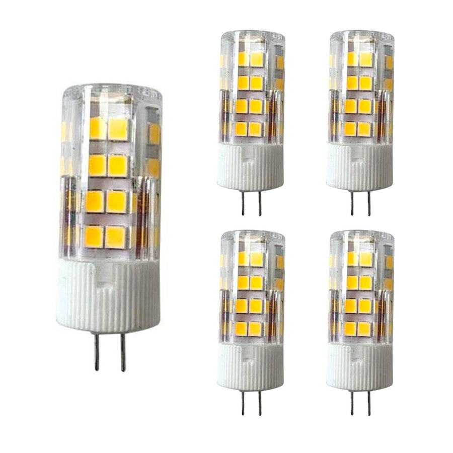 Vaag Paar neus 5x G4 LED Capsule - 3.2 Watt - 385 Lumen - 3000K Warm wit licht