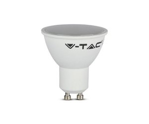 V-TAC GU10 LED bulb - 4.5 Watt - 400 Lumen - 6500K Daylight white -  Replaces 35 Watt Halogen bulb - 100° beam angle - GU10 socket