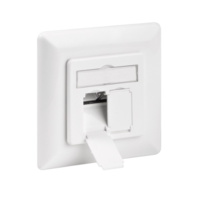 NET CAT6a Netwerkdoos UP inbouw universeel wit - keystone geschikt - RJ45