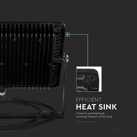 LED Floodlight - 100 watts - 8200 lumens - 6500K Daylight white - IP65 Waterproof - 5 years warranty