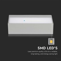 LED Wandlamp - Up & Down light - 9 Watt - 850 Lumen - Warm wit 3000K - IP65 Waterdicht