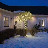 Lichtsnoer voor buiten - 8 functies - 2200K Amber - 80 micro LEDs - 13 meter - Kerstverlichting