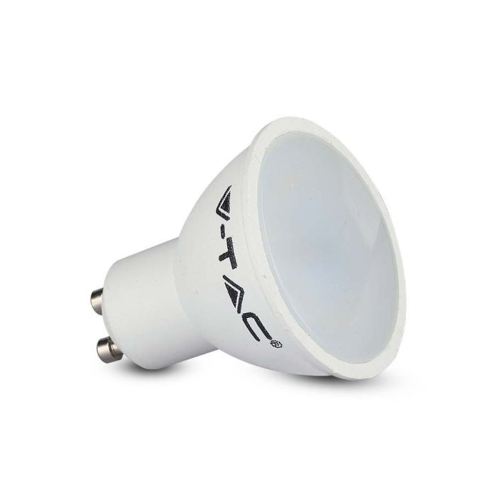 Set van 10 GU10 LED lampen - 4.5 Watt - 400 Lumen - 6500K Daglicht wit - Vervangt 35 Watt Halogeen lamp - 100° stralingshoek - GU10 fitting