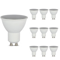 Set of 10 GU10 LED lamps - 4,5 Watt - 4000K (replaces 35W)