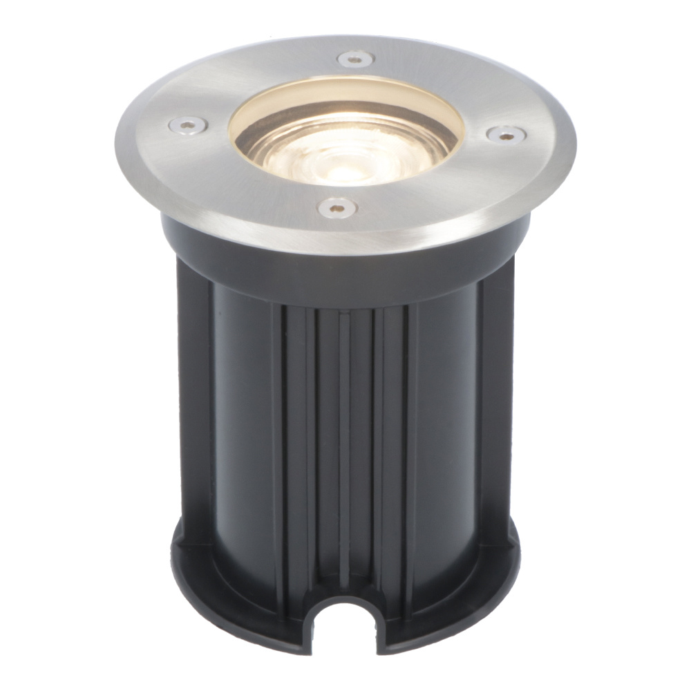 V TAC Dimbare LED grondspot Rond RVS 4000K neutraal wit 5 Watt IP65 straal waterdicht 2 jaar garantie