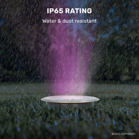9x Smart LED Grondspot - Rond - RVS - RGBWW - 5 Watt - IP65 straal waterdicht - 2 jaar garantie