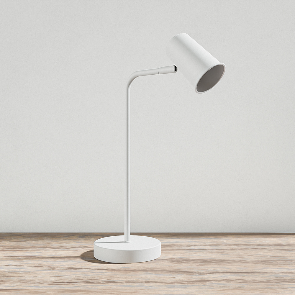 HOFTRONIC™ Riga LED tafellamp Kantelbaar en draaibaar Ingebouwde dimmer Bureaulamp voor binnen GU10 fitting Max. 35 Watt per spot Wit 3 jaar garantie