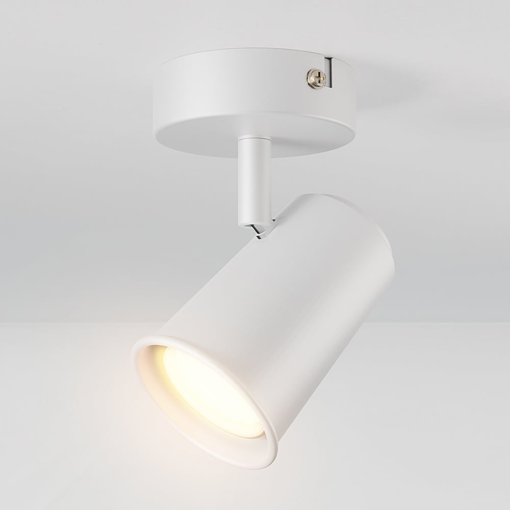 HOFTRONIC™ Riga LED Plafondspot Wit Draaibaar en Dimbaar GU10 plafondlamp 2700K warm wit 5W 400 Lumen Opbouw spot voor woonkamer